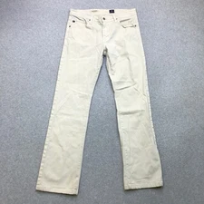 AG Adriano Goldschmied Jeans Men's 32x32 Beige Protege Classic Straight Stretch