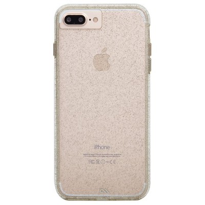 Case-Mate Sheer Glam for iPhone 6s Plus, iPhone 7, iPhone 8 - Champagne