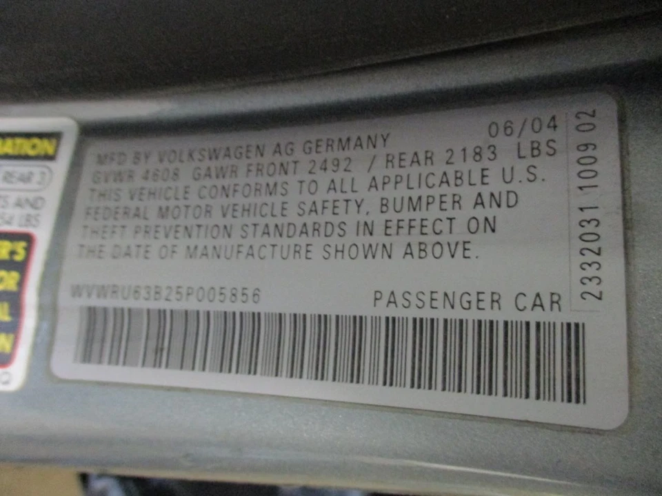 Used Instrument Cluster Bezel fits: 2005 Volkswagen Passat Grade A - Image 4 of 4