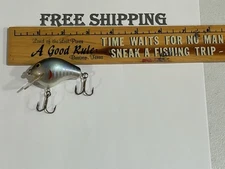 Bagley's Balsa B1, BB1 Vintage Squarebill Crankbait FISHING LURE U.S.A MADE