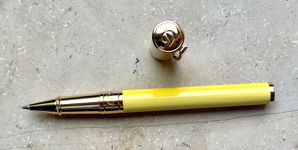 EINZELSTÜCK! S.T. DUPONT Rollerball, gelb - Bild 2 von 2