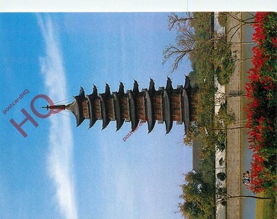 Ansichtskarte>>Shanghai, die quadratische Pagode bei Songjiang