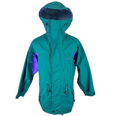 Sprayway Gortex Jacke Grün Größe 16 Vintage Wanderjacke Made In Manchester L