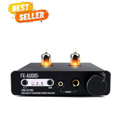FX-Audio Tube-02 Pro Tube Headphone Amplifier, Vacuum 5725 Tube Preamp, Mini ...