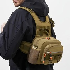 Travel Backpack Camping Hiking Front Chest Vest Tactical Outdoor Cycling Gear Us