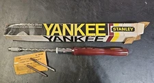 VTG Stanley Yankee 68-130 130A Spiral Screwdriver Push Drill Hand Tool USA
