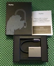 Rayneo USB-C to Glasses And Charging Adapter New Open Box
