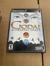 GoDai Elemental Force Sony PlayStation 2 2002 PS2, with manual, TESTED