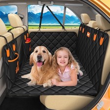 Back Seat Extender for Dogs Back Seat Cover Hard Botto...