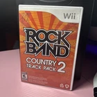 Rock Band: Country Track Pack Vol. 2 Nintendo Wii, 2009 Tested Authentic CIB