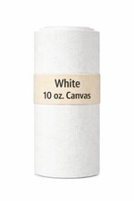 60 Wide Cotton Duck Canvas Fabric - Heavy Weight 10oz Durable 100 Cotton Whit...