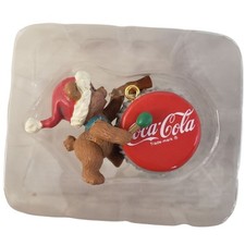 Vintage 1992 Enesco Coca-Cola Drummin' Up Holiday Wishes Ornament IOB 568708