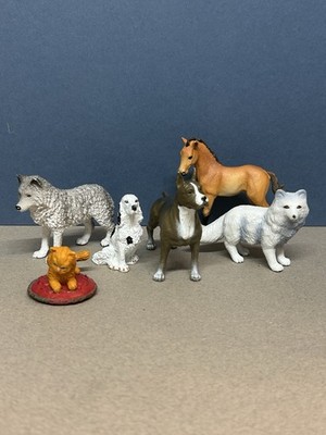 Schleich Safari Wolf, Dogs Cat Horse Wolf Animals Figures Lot