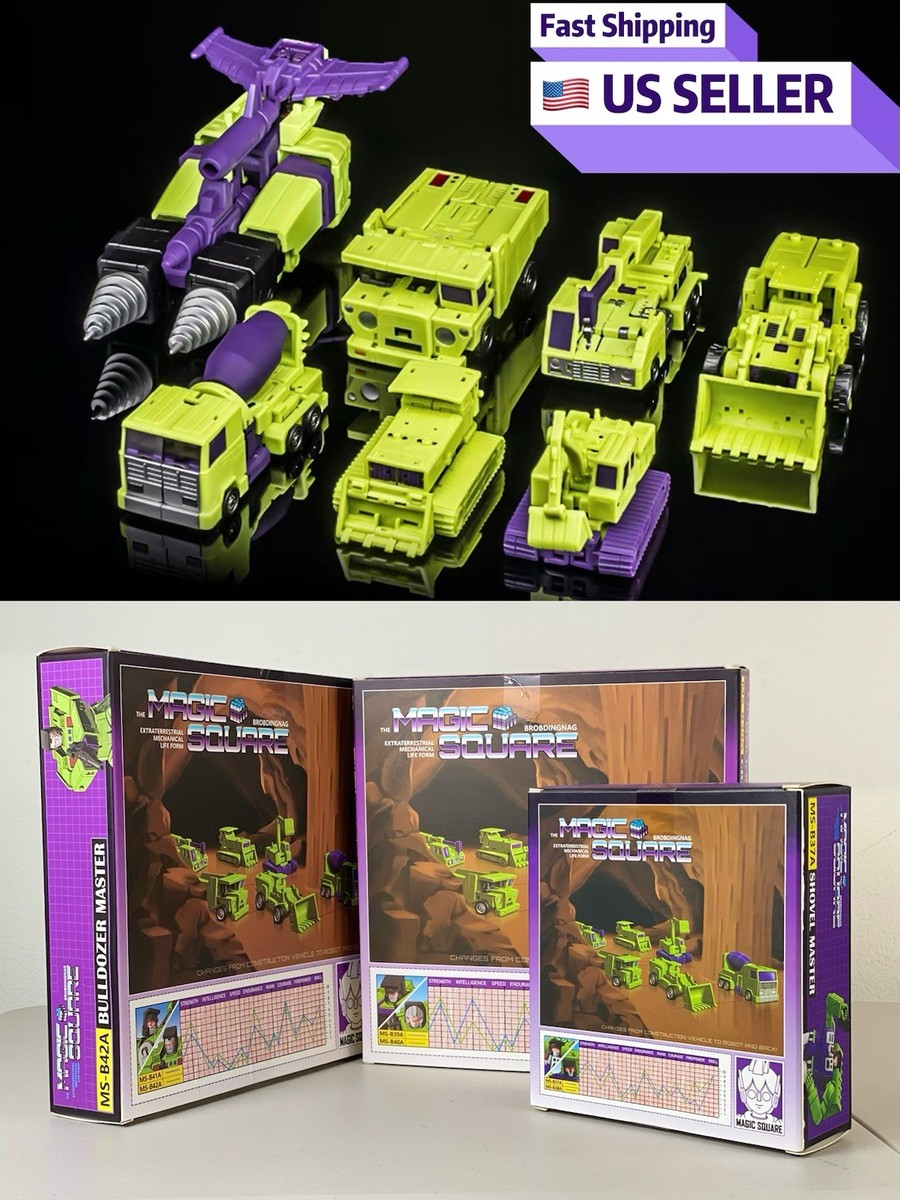 【開封済】MS-TOYS デバスター似　MS-B38A〜B42Aセット Magic Square MS-B37A B38A B39A B40A B41A B42A Devastator