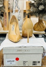 Jimmy Choo Romy Leather Stiletto Pumps Size 40 NUDE: Originally 795.00