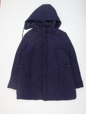 Womens UK Size 20 BHS Blue Parka Coat