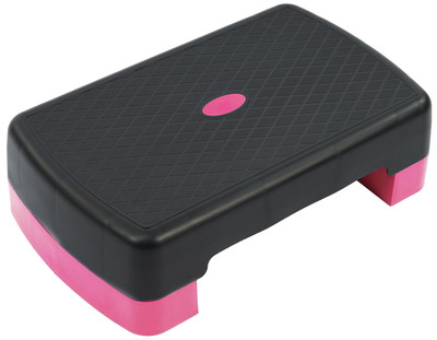Fitvids 18'' Workout Aerobic Stepper Step Platform with 2 Risers, Lightweight ...