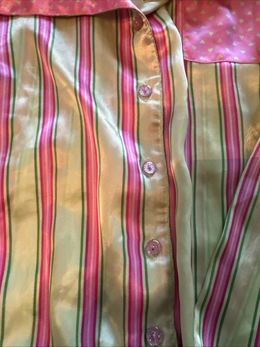 Vintage Limited Too Striped Satin Pajama Set, Size 12 - Picture 2 of 7