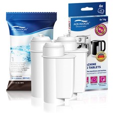 3x Water Filter Fits Intenza TZ70003 For Siemens EQ Serie + Descaler 6 tabs