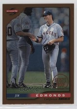1996 Score Dugout Collection Series 1 Artist's Proof Jim Edmonds #4 s7f