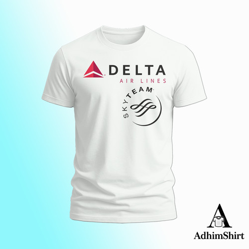 Delta Air Lines Logo FUNNY T-SHIRT S-5XL USA many colors
