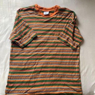 Short-Sleeved Striped T-Shirt, Colorful, My Hero Academia Design.