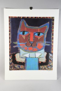 Q61D37- Simon Dittrich (1940-2024) Color Lithograph E.A. Hangover on Sunday signed