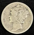 1923 P Mercury Dime 90% Silver US Coin