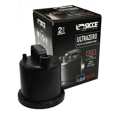 Ultra Zero 793 GPH Multi-Purpose Water Pump | Garden Hose Connection Portable...