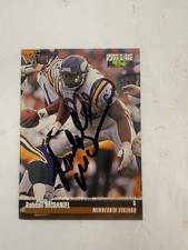 RANDALL McDANIEL MINNESOTA VIKINGS AUTOGRAPHED 1994 PROLINE FOOTBALL CARD