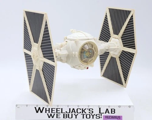 Imperial Tie Fighter WHITE 100% Complete Star Wars 1978 Vintage Kenner Vehicle