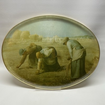Keswick Trays Fiberglass 21'' Serving Tray The Gleaners by Millet, British Made ￼