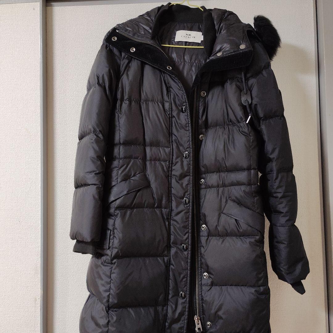 COACH Black Down Jacket Lightweight Polyester War… - image 1