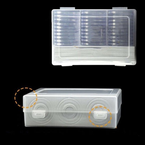 30pcs 16-46mm Pièce de Monnaie Rangement Capsules Plastique Transparent Rond - Picture 7 of 8