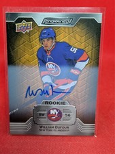 2023-24 Upper Deck Engrained Autographs William Dufour Auto New York Islanders