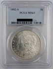 Morgan Silver Dollar $1 PCGS MS65 1882-S
