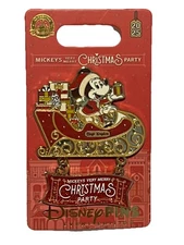 2025 Disney Mickey’s Very Merry Christmas Party LE Mickey Mouse & Sleigh Pin NEW