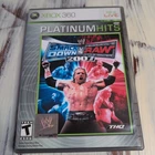 WWE SmackDown vs Raw 2007 (Microsoft Xbox 360, 2006) Complete, Tested, Mint Disc