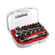 Tools NIBPI709 23PC Mini Ratchet Screwdriver Bit & Socket Set