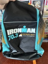Ironman Marathon Morro Bay CA Full Size Backpack - Unused with flaw