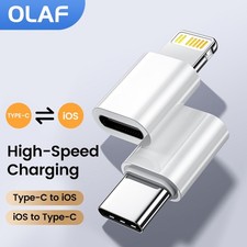 USB-C to 8pin Adapter Fast Charging Converter for iPhone & iOS Devices
