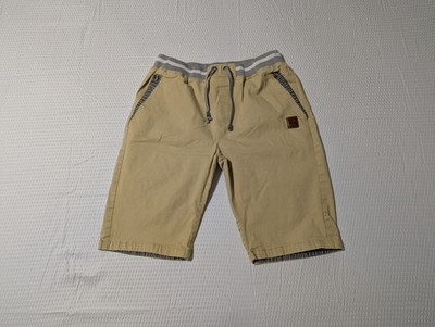 Tansozer Men's Khaki Shorts (Large) Elastic Waistband & Drawstrings