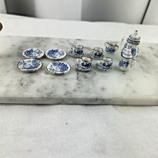 1SET Dollhouse Miniature 1:12 Scale Ceramic Vintage Tea Cups Set Accessories