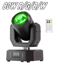 80W Moving Head Stage Lighting RGBW Party Light LED DMX Beam Disco Lights Show