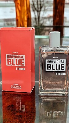 Avon Individual Blue Strong Herren Parfum Man Toilette Amber Ginger Holzig