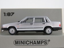 Minichamps 870 171702 Volvo 740 GL Lim. (1986) in silbermet. 1:87/H0 NEU/OVP