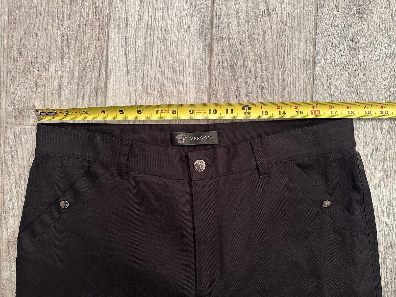 Pantalone Versace nero taglia 36 33 perfette condizioni