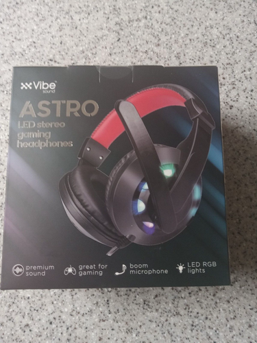 Viper Vibe Gaming Headset With Microphone New In Box Xbox One PS4 LED ILLUMINATE - Picture 2 of 5