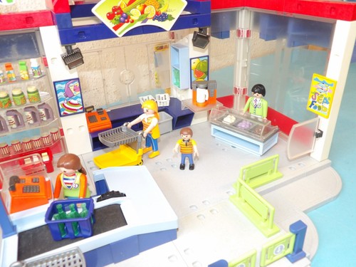Playmobil 3200 supermercado + kassa 3201 - Imagen 9 de 12