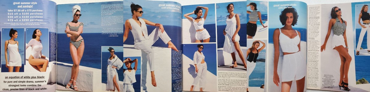 1995 Victoria's Secret SUMMER OW Catalog STEPHANIE SEYMOUR Ingrid